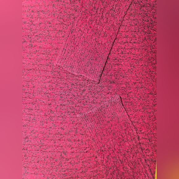 Kim Rogers Women's Red Black Sweater Medium Long Sleeve Casual Classic Cotton - Picture 8 of 13